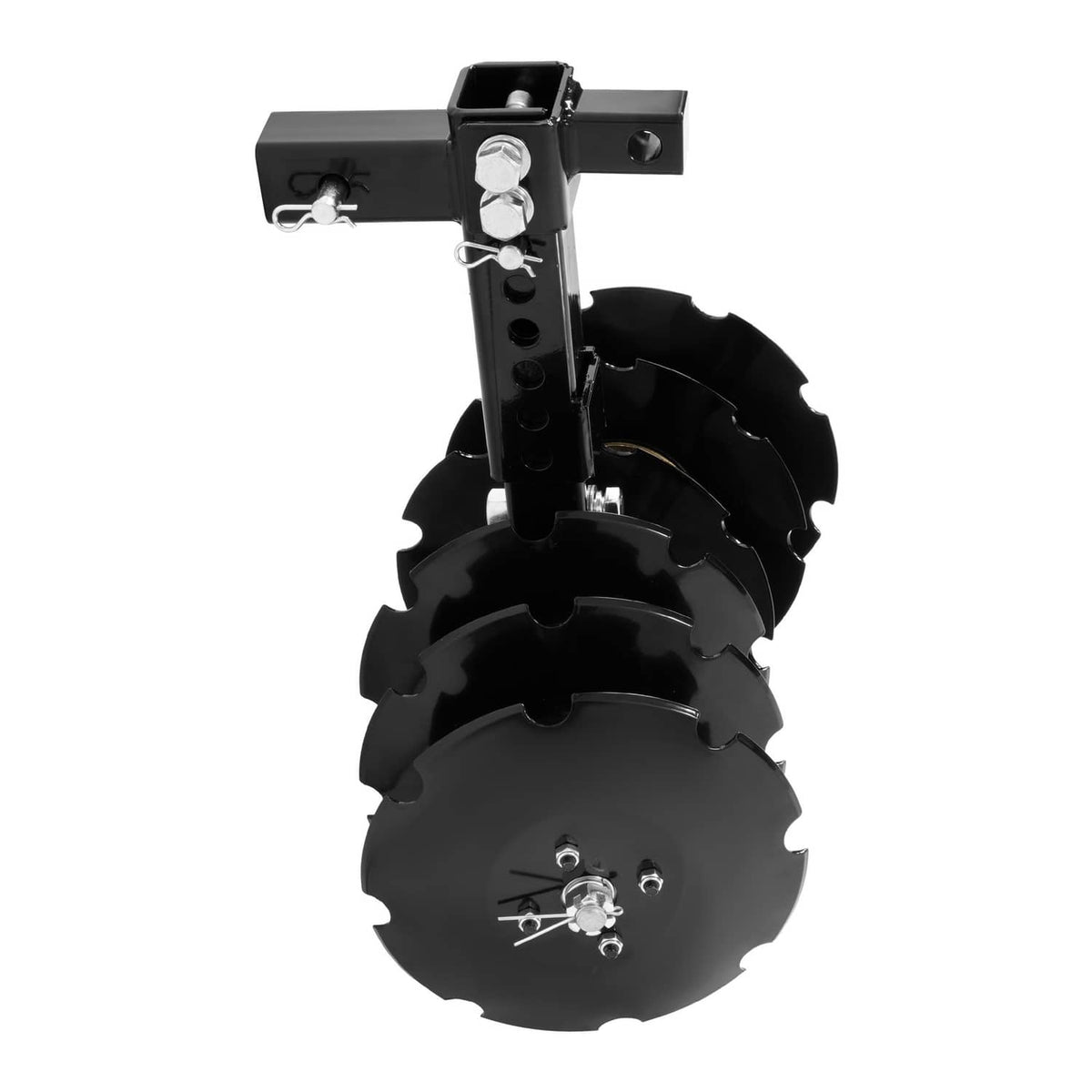 Bethesda Industrial 20" Notched Disc Harrow Plow Attachment for ATV UTV W/ 6 X Concave 2" Receiver
