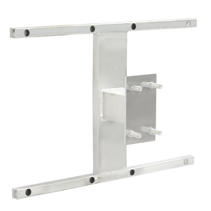 Bethesda Industrial Aluminum H-Mount Trailer Spare Tire Carrier For 6-Lug Wheels w/Mounting Hardware