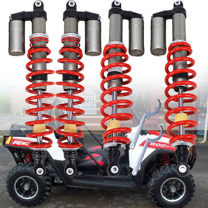 Bethesda Industrial STAGE 5 FRONT & REAR SHOCK ABSORBERS FOR 2009-14 POLARIS RZR 800 S ADJUSTABLE