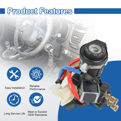 Bethesda Industrial Ignition Lock Cylinder Assembly & Keys 81905-C2510 For 2015-2019 Hyundai Sonata