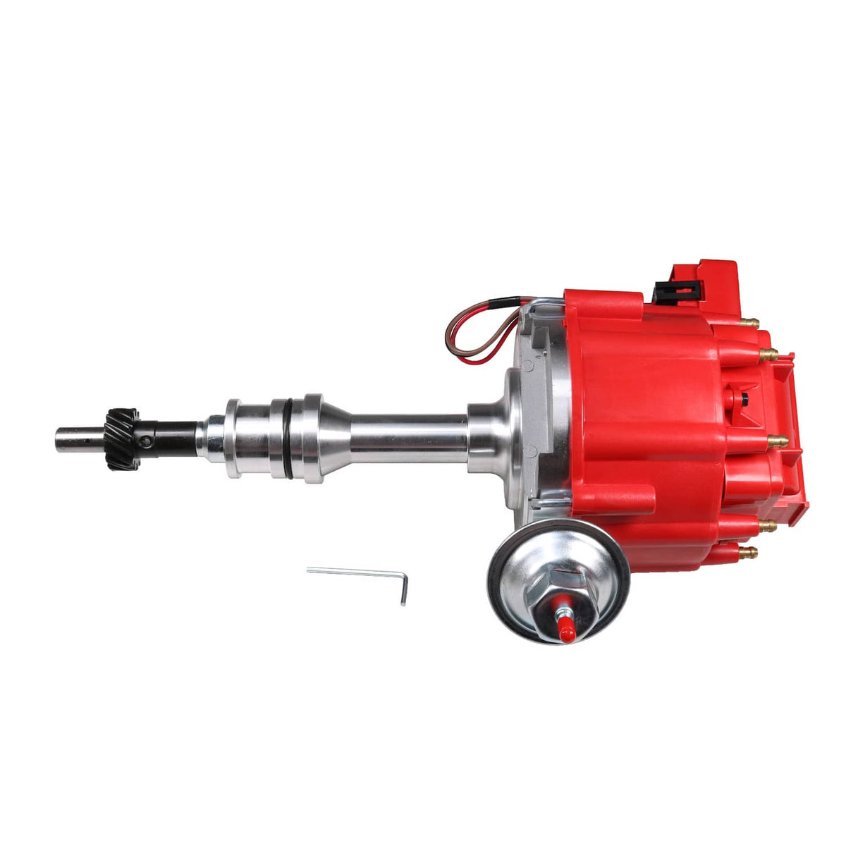 Bethesda Industrial Red HEI Distributor For Ford 351W Windsor w/ 65K Hi-output Coil & Pigtails NEW