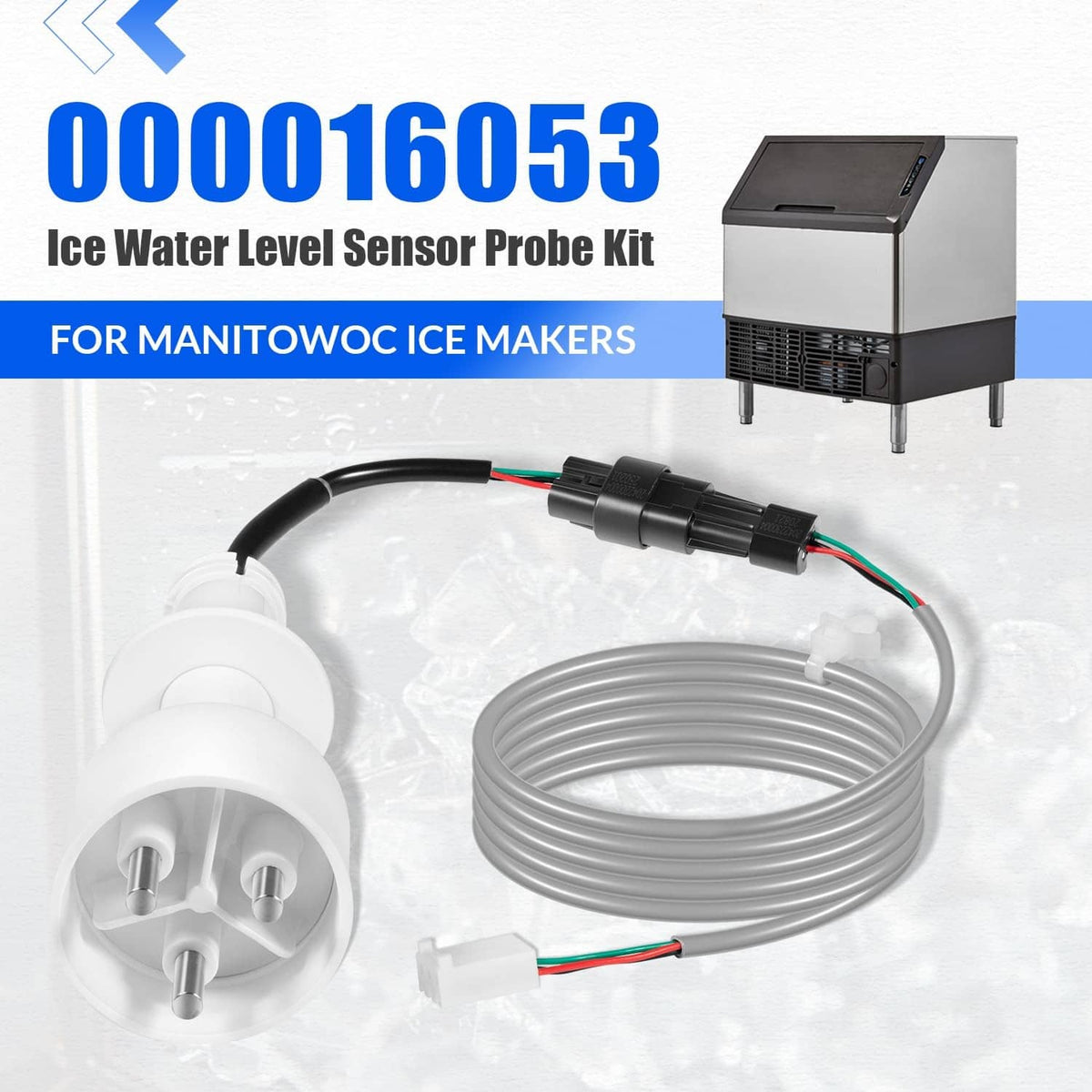 Bethesda Industrial 000016053 Ice Water Level Sensor Probe Kit with Harness for Manitowoc Ice Maker