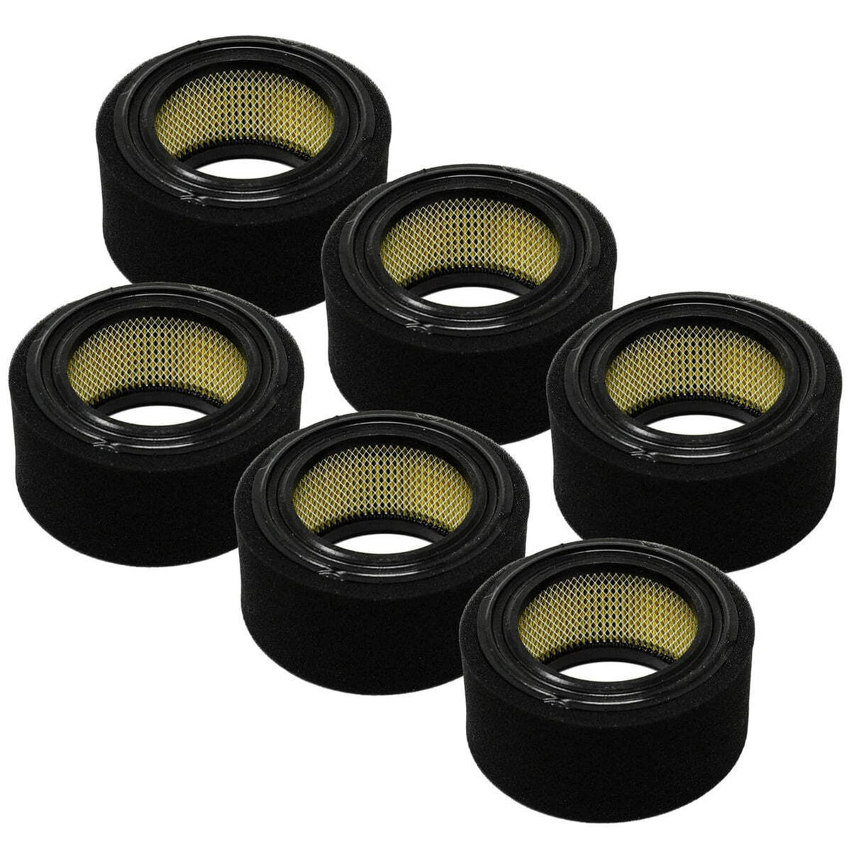 Bethesda Industrial 6PK Air Filter Combo fits Cyclone PMA107 Gravely 015373 20188600 Tecumseh 31925