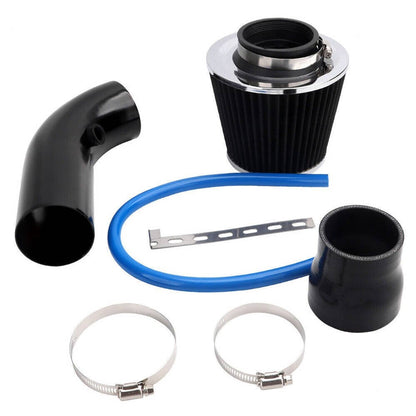 Bethesda Industrial Automotive 3" Universal Cold Air Intake Kit Induction Flow Pipe Kit Aluminium