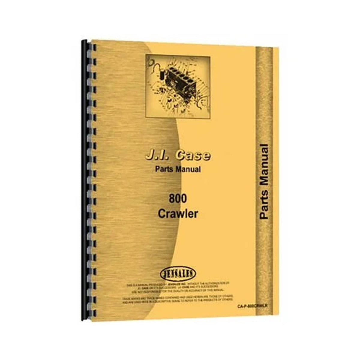 Bethesda Industrial Parts Manual fits Case 800 800