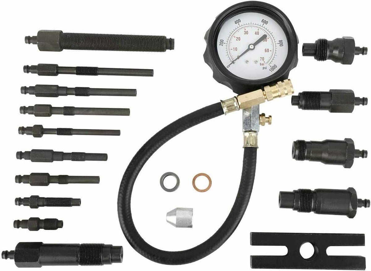 Bethesda Industrial Diesel Engine Cylinder Compression Tester Pressure Test Tool Kit Direct Indirect