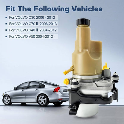 Bethesda Industrial New Power Steering Pump for Volvo 2005-2013 C30 S40 V50 C70 36050678 36001485