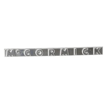 Bethesda Industrial Side Emblem "McCormick" fits International Cub 230 100 130 140 200 362389R1