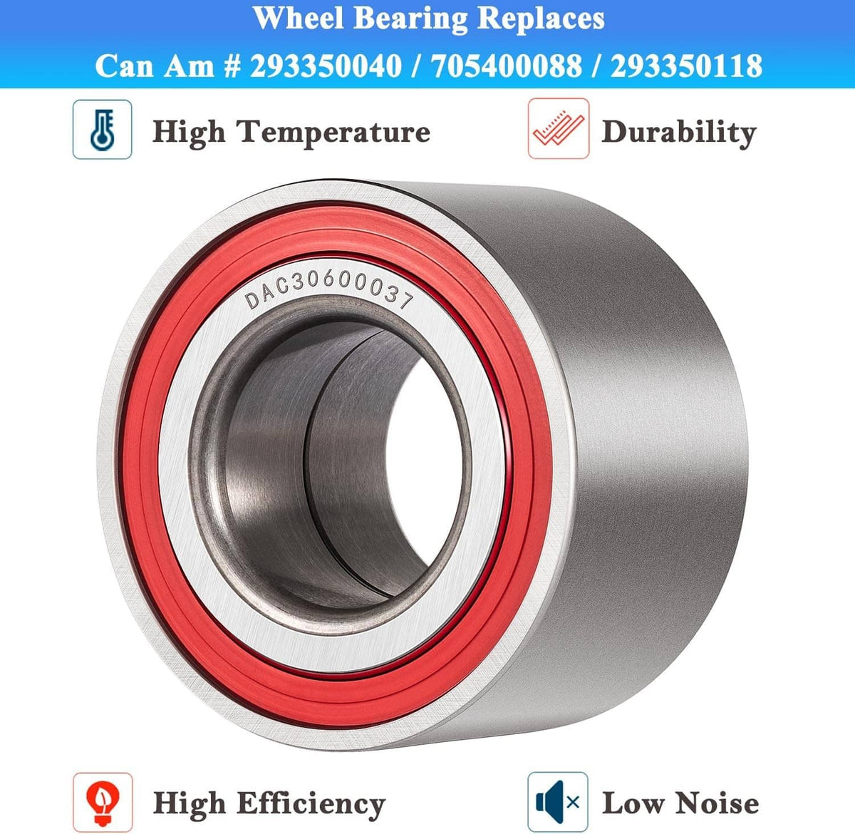 Bethesda Industrial 4 Wheel Bearings & Seals For Can-Am Renegade/Commander/Maverick 1000 850 800 570