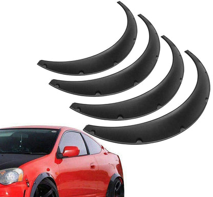 Bethesda Industrial 4x Fender Flares Polyurethane Wide Car Wheel Arches Body Kit Universal Balck
