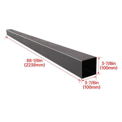 Bethesda Industrial 4"x4" Rear Bumper For RV Camper Standard Bumper Reinforcement Bar W/Bumper Plugs