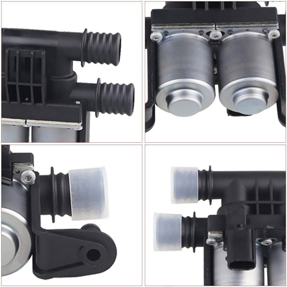 Bethesda Industrial Black Heater Control Water Valve 64116910544 For 2003-2017 BMW E53 E70 E71 X5 X6