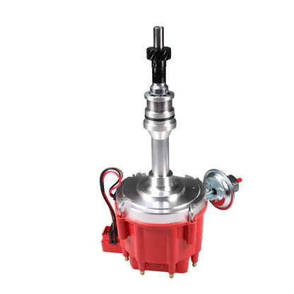 Bethesda Industrial Red HEI Distributor For Ford 351W Windsor w/ 65K Hi-output Coil & Pigtails NEW