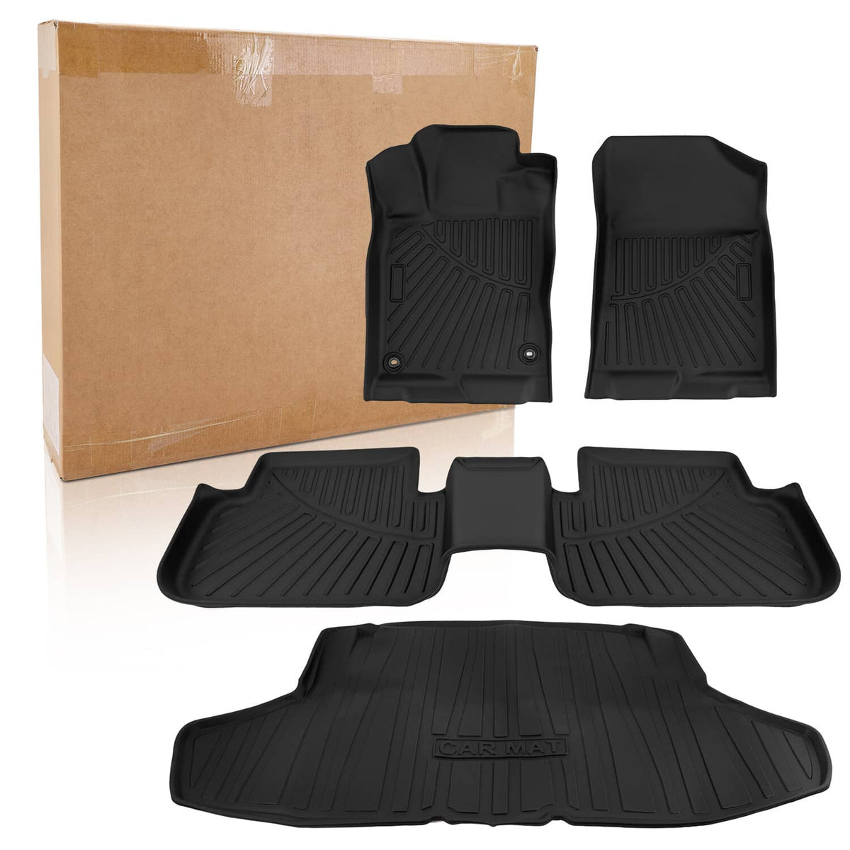 Bethesda Industrial 3D Molded Floor Mats & Cargo Liner For Honda Civic Sedan 2022-2025 All Weather