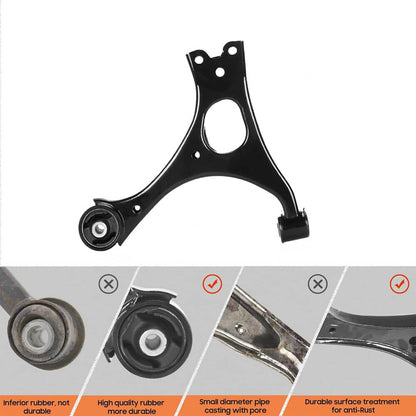 Bethesda Industrial 14Pcs Suspension Kit Front Lower Control Arms for Honda Civic 2006-2011 K620383
