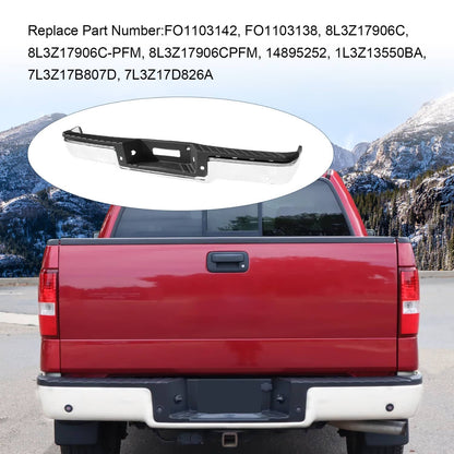 Bethesda Industrial Chrome Rear Bumper Assembly For 2006-2008 Ford F150 F250 Step Bumper w/ Hole