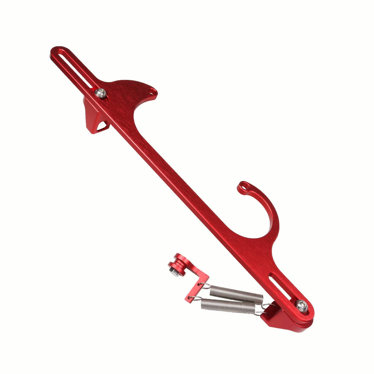 Bethesda Industrial Red Aluminum Throttle Cable Carb Bracket For 4150 4160 Carburetor 350 SBC