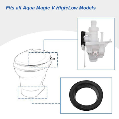 Bethesda Industrial Upgraded For RV Thetford Aqua Magic V Toilet Water Valve Replacement Part# 31705