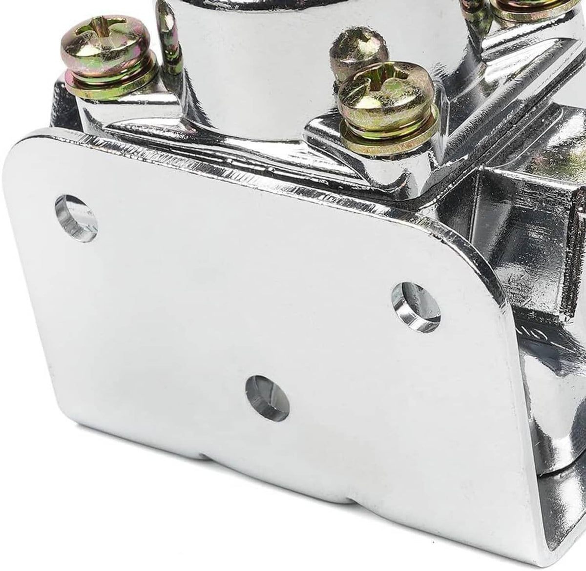 Bethesda Industrial Fuel Pressure Regulator Carburetor Chrome Fit Holley 12-803 2 Port 4 1/2 to9 PSI