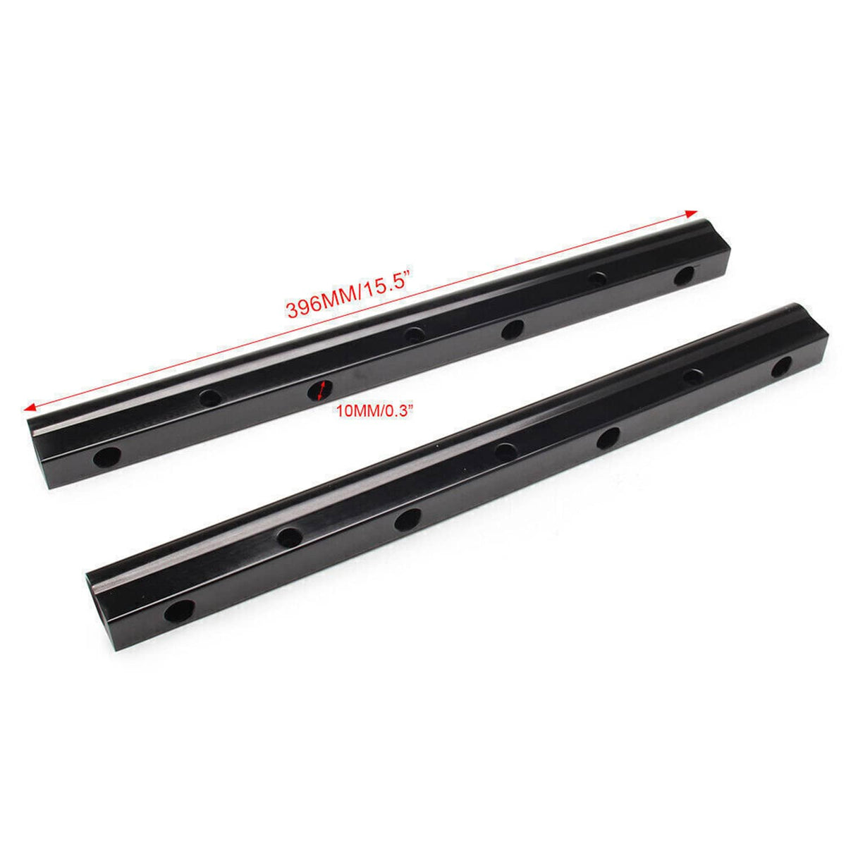Bethesda Industrial Billet Fuel Rail Kit for LS LS1 LS2 LS3 LS6 Intake Manifold +Hardware Black New