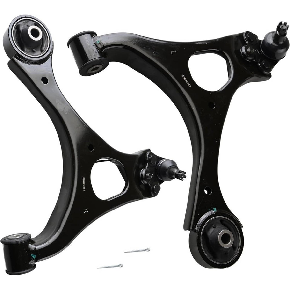 Bethesda Industrial Blcak Front Lower Control Arms & Ball Joints for 2006-2011 Honda Civic Acura CSX