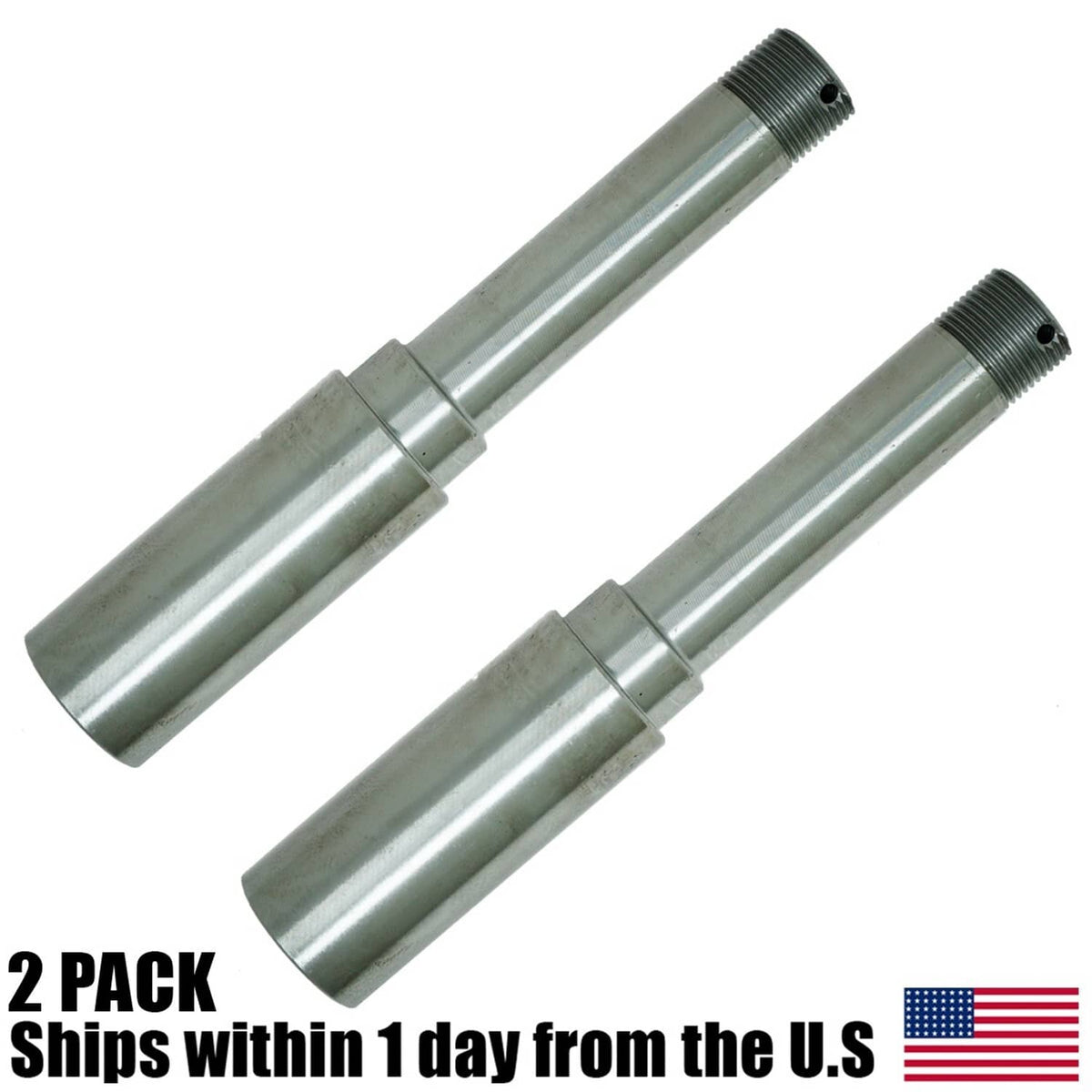 Bethesda Industrial 2PK Round BT8 Trailer Spindle 1.25" Shank 1,000 lbs. Capacity for 2,000lb axles