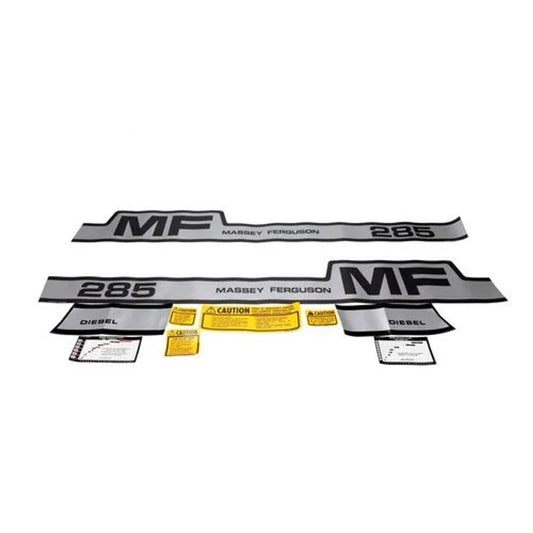 Bethesda Industrial 285 Decal Set Mylar fits Massey Ferguson 285