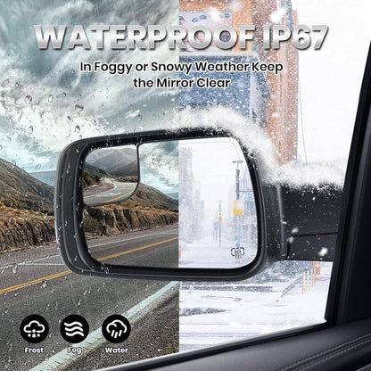 Bethesda Industrial Left Driver Side Mirror Heated Power Folding For 2019-2024 Ram 1500 68462769AB