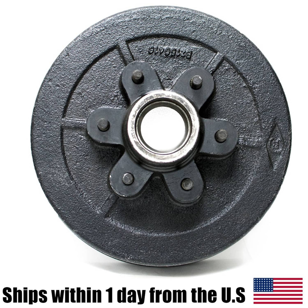 Bethesda Industrial Complete Trailer 6 x 5.5 Lug Brake Drum 5200 6000 7000# Axle Bearings 12" x 2"
