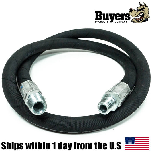 Bethesda Industrial Snow Plow V Plow Hydraulic Hose for BOSS HYD07042 3/8 X 40" 1/4"MP X 3/8"MP