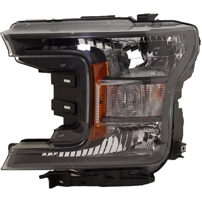 Bethesda Industrial Headlights For 2018-2020 Ford F150 Halogen Headlamps Black Clear  Right+Left