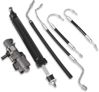 Bethesda Industrial For 1963-1979 Corvette Power Steering Valve Cylinder Ram Hose Kit NO CORES C2 C3