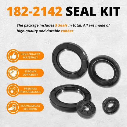 Bethesda Industrial 182-2142 Engine Oil Seal Rebuild Kit 400 400L Fit for Polaris Sport 82114 822124