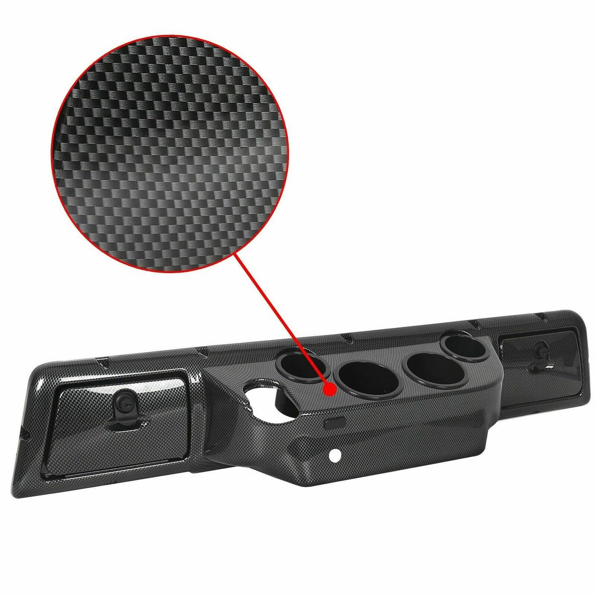 Bethesda Industrial For Club Car DS 1982-UP Golf Cart Carbon Style Dash DashBoard Cover Cup Holders