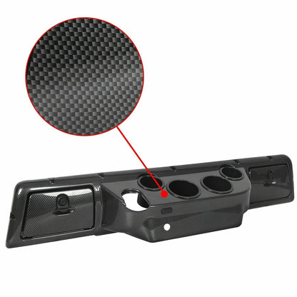 Bethesda Industrial For Club Car DS 1982-UP Golf Cart Carbon Style Dash DashBoard Cover Cup Holders