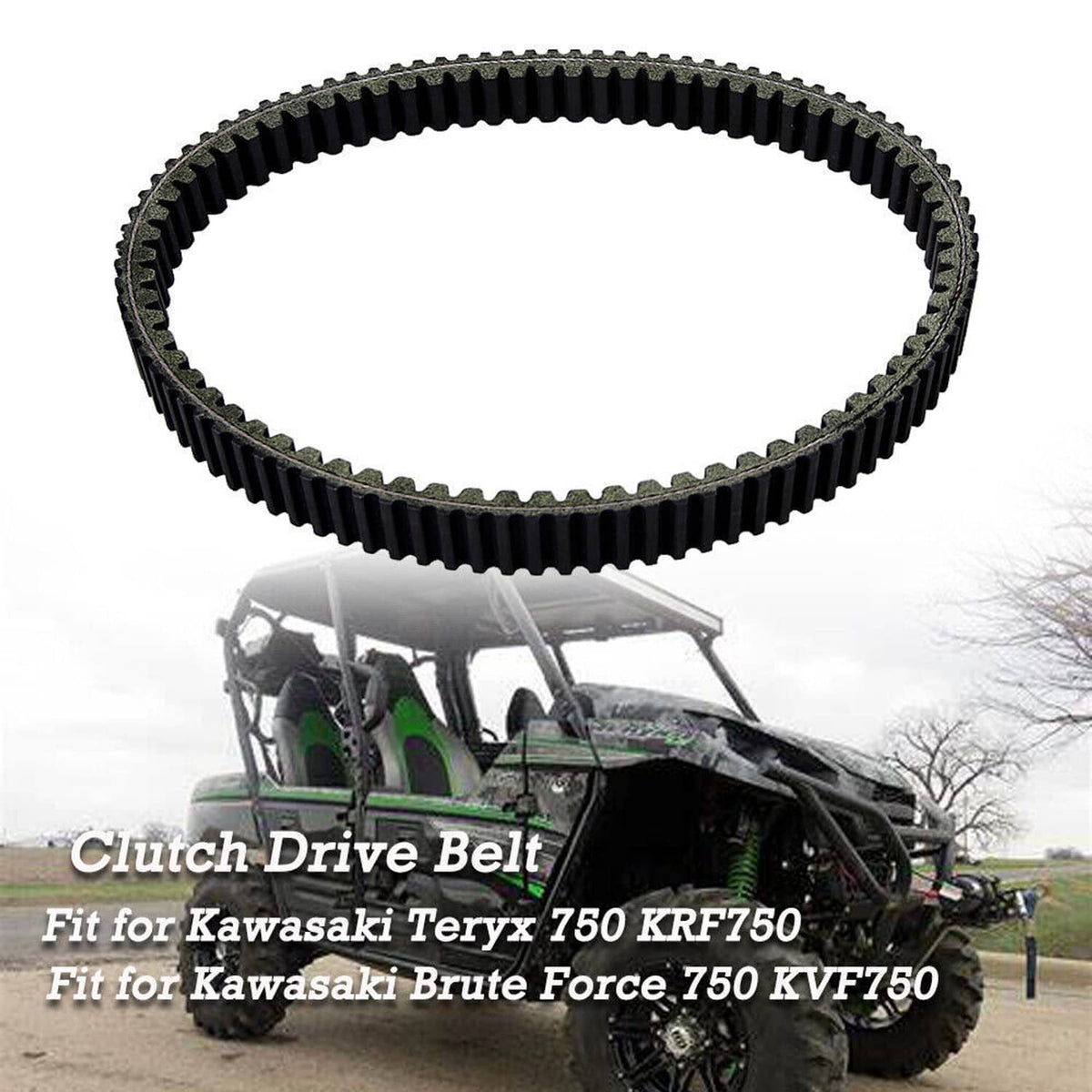 Bethesda Industrial Clutch Drive Belt for Kawasaki Brute Force 750 KVF750 4X4 4X4i EPS 2012-2021