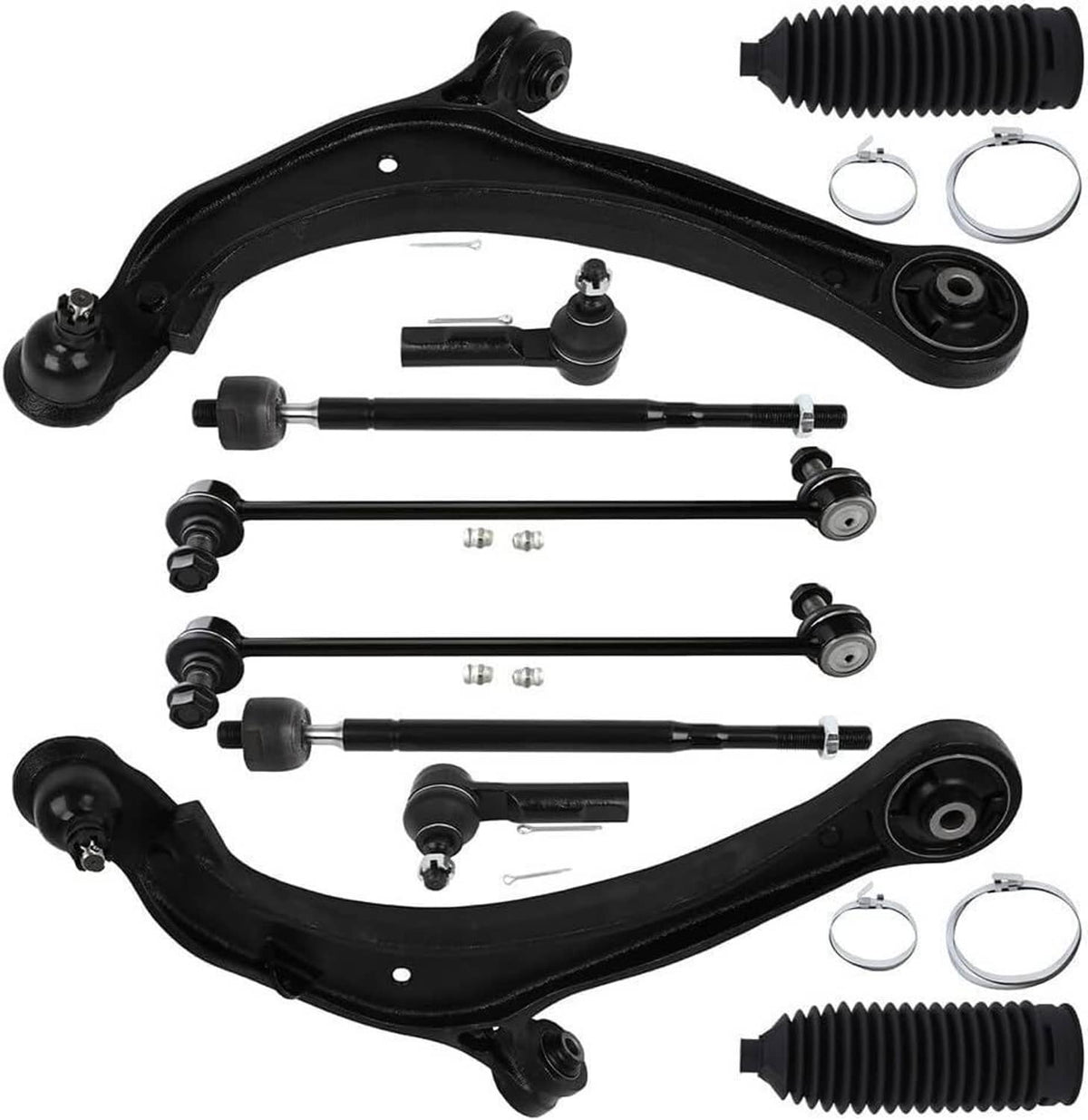 Bethesda Industrial For 2011-2017 Honda Odyssey Front Lower Control Arm Tie Rod End Suspension Kit
