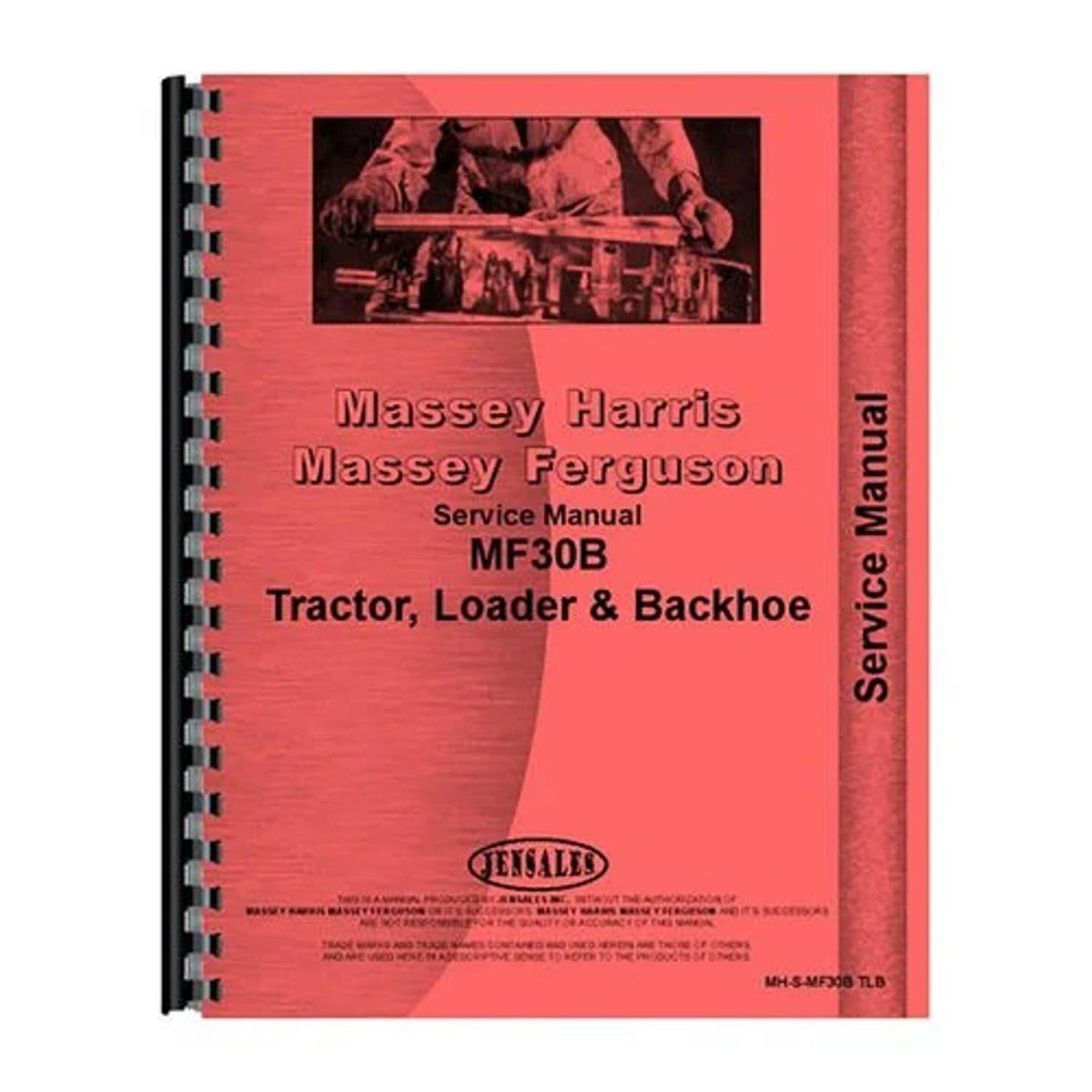 Bethesda Industrial Service Manual fits Massey Ferguson 30B 30B