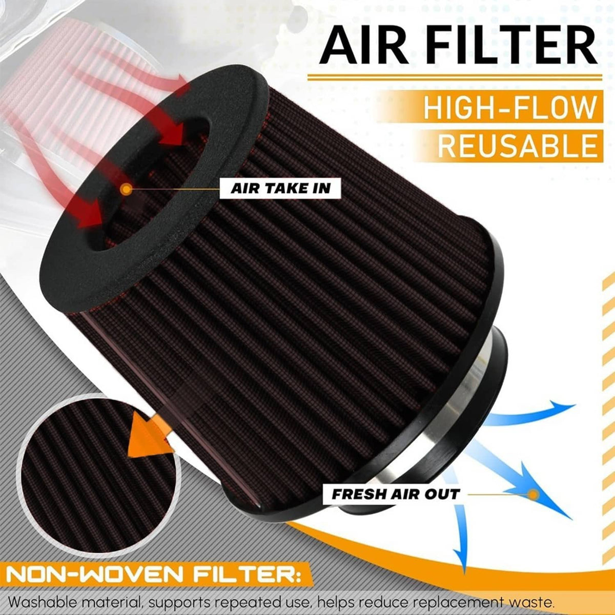 Bethesda Industrial 4" Cold Air Intake System Kit w/Black Filter For 2019+ BMW M340i G20 G21 B58 3.0