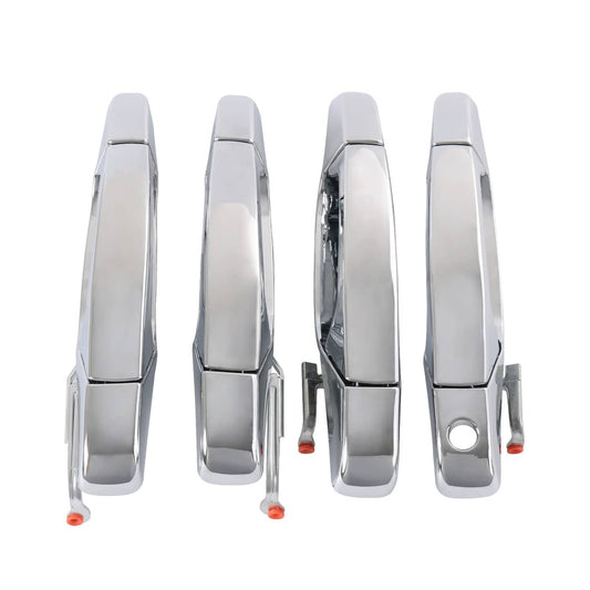 Bethesda Industrial 4x Chrome Door Handles Left&Right For GMC Chevy Tahoe Yukon Sierra Denali 07-13