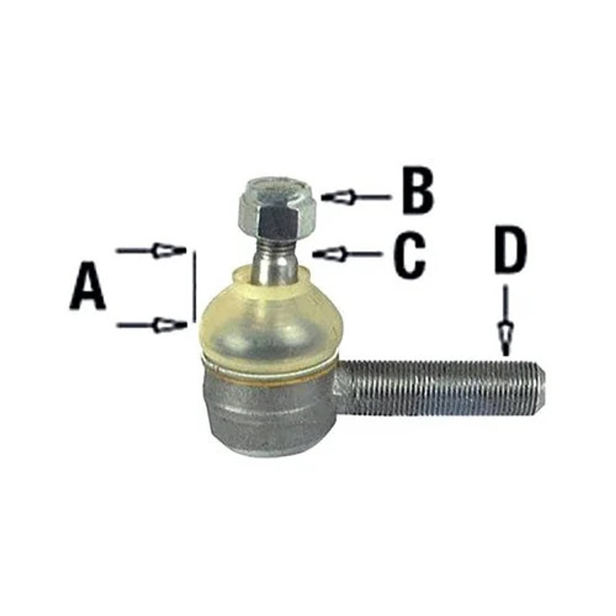 Bethesda Industrial Tie Rod End - Left Hand fits Allis Chalmers 5020 5030 72098232