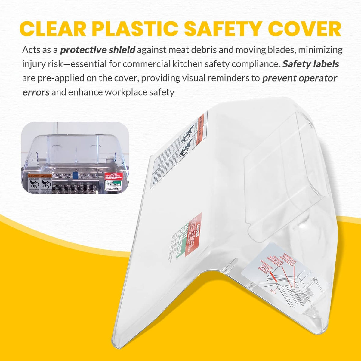Bethesda Industrial Safety Cover for Biro Tenderizers Pro 9 & Sir Steak, replaces T3247-1, TA3096M-2
