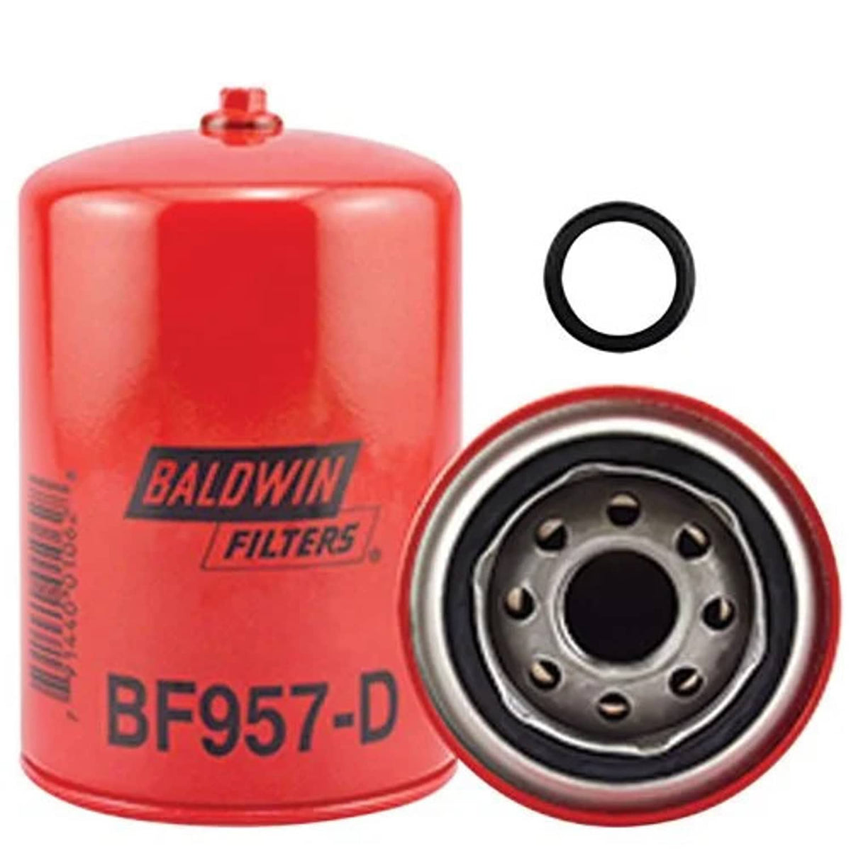 Bethesda Industrial Baldwin® Fuel Filter with Drain fits New Holland fits Case fits Massey Ferguson
