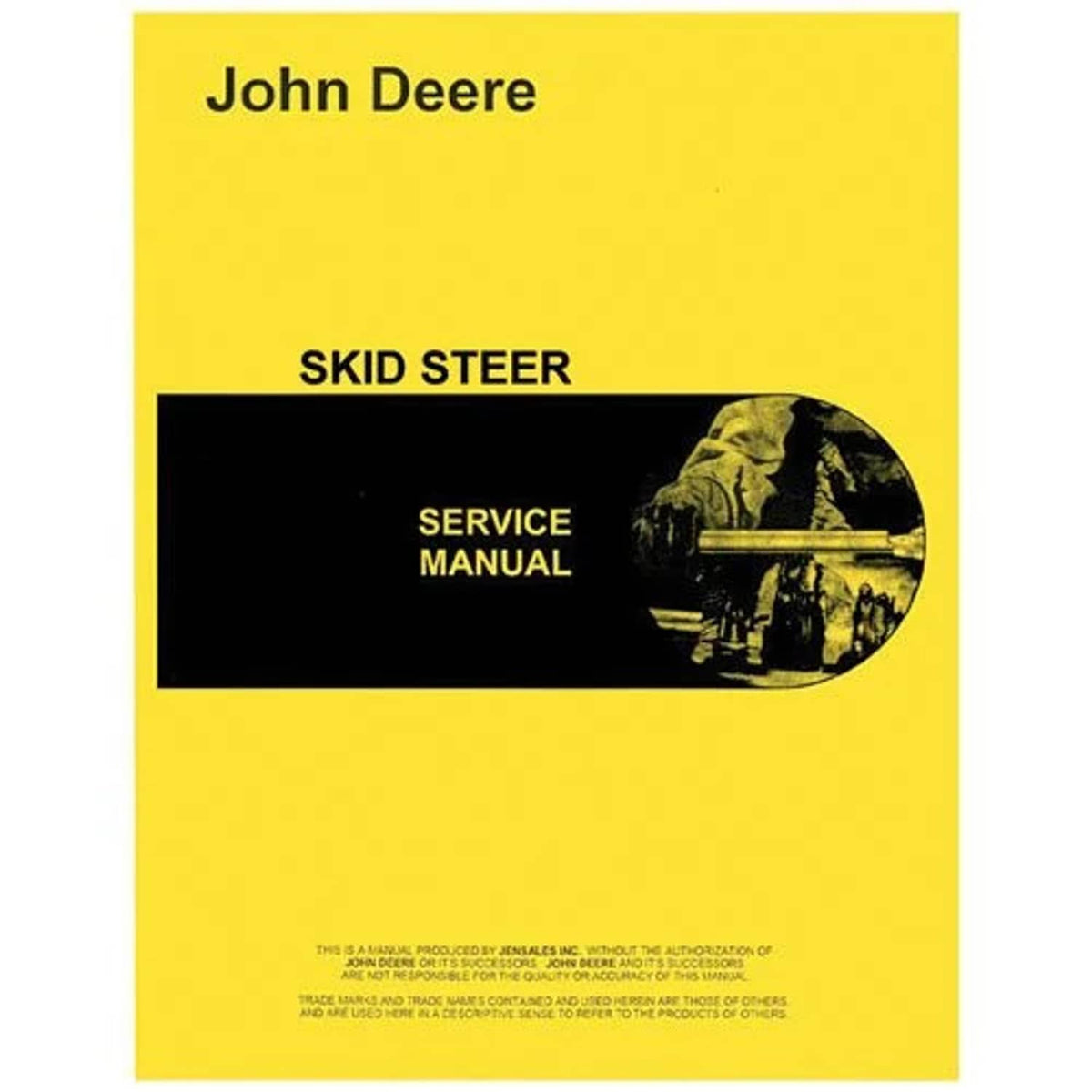 Bethesda Industrial Service Manual fits John Deere 125 TM1167