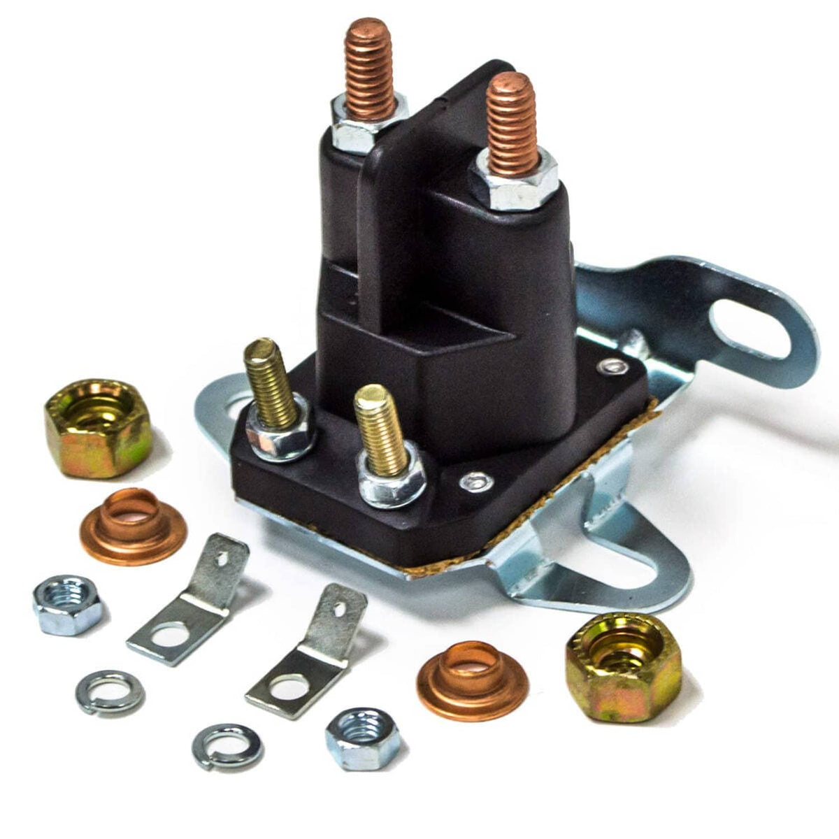 Bethesda Industrial 2PK Starter Solenoid for Husqvarna YTH22V46XLS YTH2348 YTH2448T YTH2454