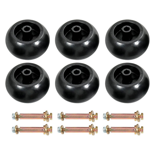 Bethesda Industrial 6 Pcs Deck Wheel Kits Exmark Viking Lazer Z Toro Groundsmaster Zero Turn Mowers
