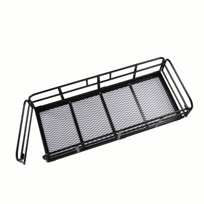 Bethesda Industrial 500lbs Car SUV Folding Rack Cargo Basket Trailer Hitch Mount Luggage Carrier New