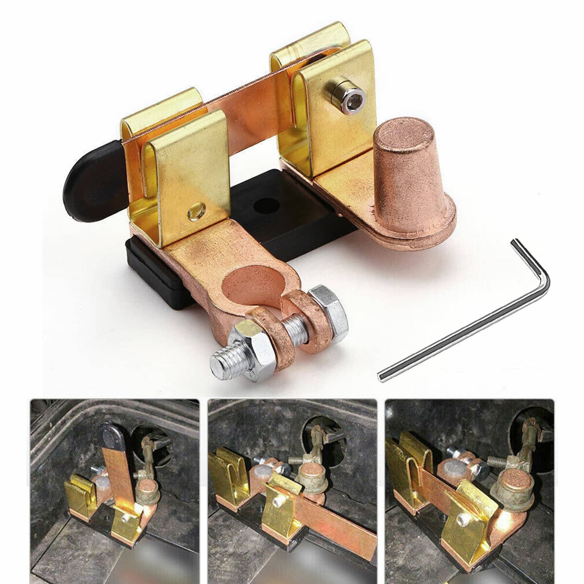 Bethesda Industrial Knife Blade Switch Battery Disconnect Top Post Heavy Duty Shut Off Car 12v/24v
