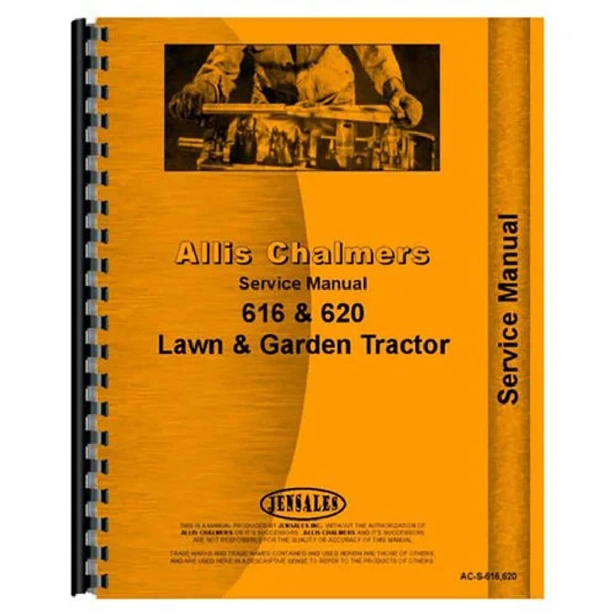 Bethesda Industrial Service Manual fits Allis Chalmers 616