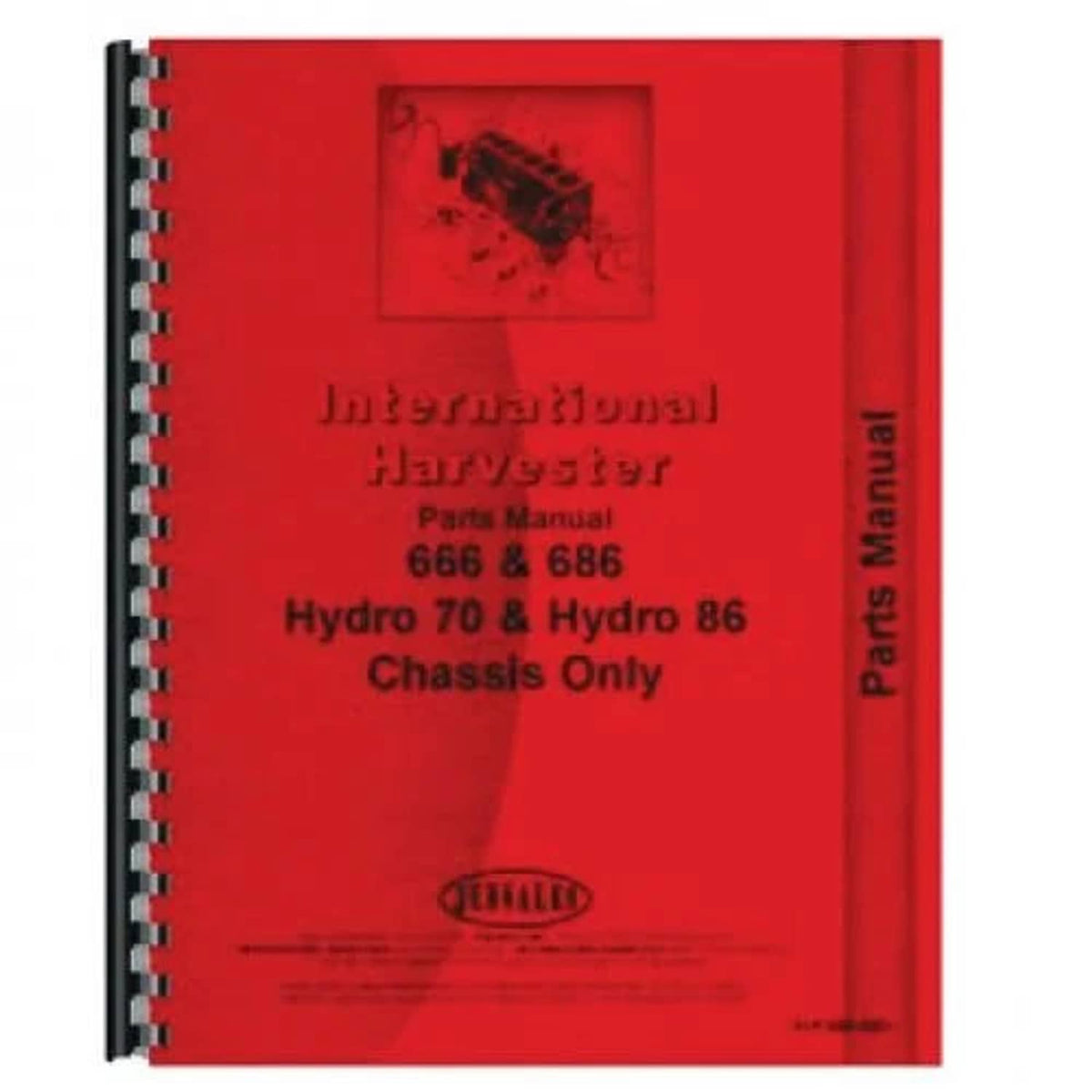 Bethesda Industrial Parts Manual fits International 666 686 Hydro 86 Hydro 70